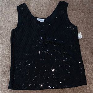 Impressions sequined tank